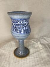Blue glazed chalice for sale  Kalamazoo