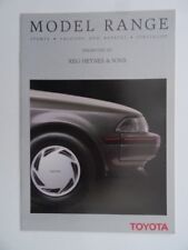 Toyota brochure 1990 for sale  BOURNEMOUTH