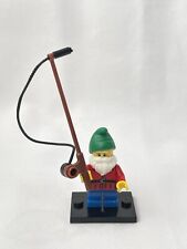Lego Minifigure Series 4 - LAWN GNOME, Fishing Pole, Stand, 100% COMPLETE for sale  Shipping to South Africa