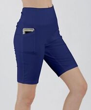 Shorts de bicicleta MSRP $90 azul lírio bolso azul tamanho P/M novo sem etiquetas comprar usado  Enviando para Brazil