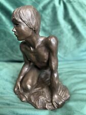 Bronzed resin sculpture for sale  ASHTON-UNDER-LYNE