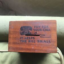 Vintage wooden pay for sale  PRESTON