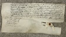 1674 vellum bond for sale  BEDFORD