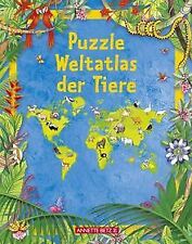 Puzzle weltatlas tiere gebraucht kaufen  Berlin