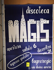Manifesto discoteca magis usato  Viterbo