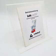 Lehnhoff schnellwechsler lehma gebraucht kaufen  Emden