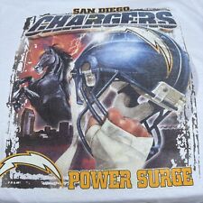 Camiseta Vintage San Diego Chargers Power Surge Talla Grande Casco de Semental segunda mano  Embacar hacia Argentina