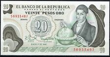 Colombia 1982 banconota usato  Carugate