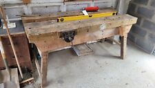 wooden workbench with vice for sale  BIDEFORD