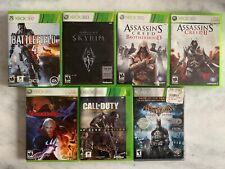 Lote de jogos para Xbox 360 7: Skyrim/Assassins Creed/CoD/Devil May Cry/Batman Arkham/Batt, usado comprar usado  Enviando para Brazil