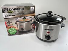 Daewoo Stainless Steel Slow Cooker 1.5L Craft Warmer Glue Wax Melter Melting Pot for sale  Shipping to South Africa