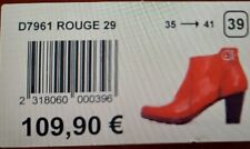 Boots femme rouges d'occasion  Toulouse-
