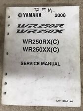 2008 YAMAHA WR250RX(C) WR250XX(C) Owners Service Repair Manual LIT-11616-21-66, used for sale  Shipping to South Africa