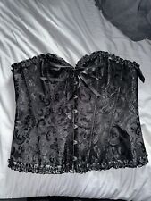 Black corset size for sale  CARDIFF