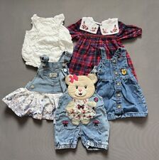 Newborn Baby Girl Clothes Bundle 3-6 Months Outfits First Size Dresses Dungarees for sale  Shipping to South Africa