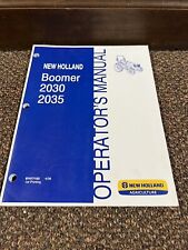 Genuine New Holland Boomer 2030 2035 tractor operators operation manual for sale  Murfreesboro
