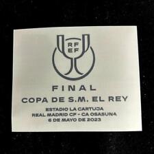 Parche/Insignia Oficial Copa del Rey Detalle Final Real Madrid 2023, usado segunda mano  Embacar hacia Argentina
