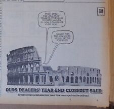 1969 newspaper oldsmobile for sale  Houlton