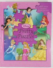 Libro de rompecabezas de 24 piezas de princesas bonitas y dulces historias de princesas Disney segunda mano  Embacar hacia Mexico