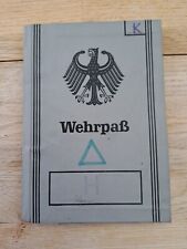 Wehrpass deutschland 1965 gebraucht kaufen  Schwabach
