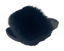 cute black furry slippers for sale  South El Monte