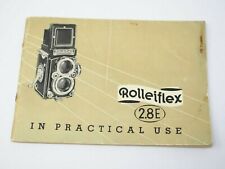 Rolleiflex 2.8e instruction for sale  BEAULY