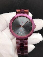 Usado, NOVO ESTOQUE ANTIGO RELÓGIO FEMININO MICHAEL KORS GARNER MK6415 DATA QUARTZO ROXO comprar usado  Enviando para Brazil