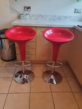 Red bar stools for sale  HALESOWEN