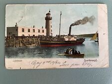 Vintage postcard lighthouse for sale  NEWBIGGIN-BY-THE-SEA