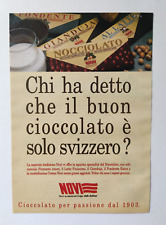 Pubblicita novi cioccolato usato  Ferrara