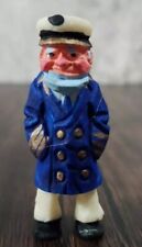 Old Time Sea Captain Blue Beard Refrigerator Magnet Miniature Seaman Figurine for sale  Shipping to South Africa