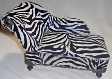 Zebra striped chaise d'occasion  Expédié en Belgium