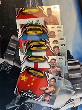 Conjunto completo de jogador de cartas 2024 Topps Chrome UFC International Flair escolha seu comprar usado  Enviando para Brazil