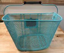 Used, Electra Large Seafoam Green Bicycle Basket w/Quick Release and Carry Handle for sale  Shipping to South Africa