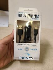 Infinitek 17Watt USB-C & USb Car Charging Pack 4ft USb-A To USB-C Cable for sale  Shipping to South Africa