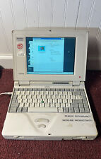 Computadora portátil vintage Toshiba T2400CS con Windows 95 486 80486 en funcionamiento con cable segunda mano  Embacar hacia Argentina