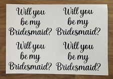 Bridesmaid wedding vinyl for sale  BURY ST. EDMUNDS