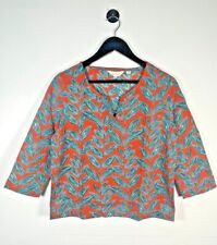 Usado, Blusa feminina Ex Seasalt Sketchbook folha jaspe tol em laranja comprar usado  Enviando para Brazil