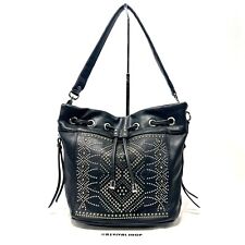 Womens black studded for sale  Shipping to Ireland