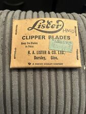 Lister clipper blade for sale  CHELTENHAM