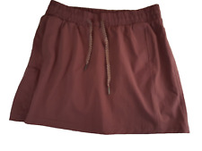 Avalanche Outdoor Supply Parachute Skort Size XL Wine Red Nylon Elastic Waist for sale  Shipping to South Africa