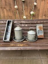 Galvanised drinkers feeding for sale  ATHERSTONE
