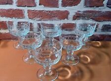 Vintage Luminarc France Champagne Coupe Cocktail/sundae Glasses X 6 for sale  Shipping to South Africa
