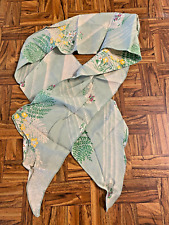 Vintage Boho Floral Long Ribbon Head Wrap Neck Scarf Bandana Cottage 58" for sale  Shipping to South Africa