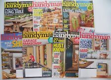 Lote de 7 revistas familiares Handyman 2018, pared de herramientas, pared de estar, almacenamiento de cocina segunda mano  Embacar hacia Mexico