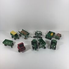 Ertl John Deere Metal Diecast Lot of 10 Random Pieces Tractor and Farm Equipment for sale  Peoria