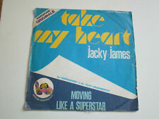 45 Giri - Vinile - Jacky James - Take My Heart, usato usato  Italia