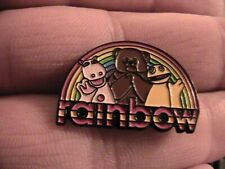 Rainbow pin badge for sale  BOLTON