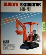 Kubota excavator brochure for sale  Shipping to Canada