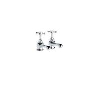 TRADITIONAL 1928 CROSS HEAD/TOP BATHROOM BASIN TAPS CHROME for sale  Shipping to South Africa
